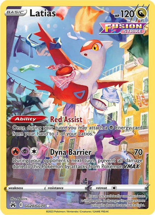 Latias - SWSH: Crown Zenith: Galarian Gallery (CRZ:GG) NM *FOIL*