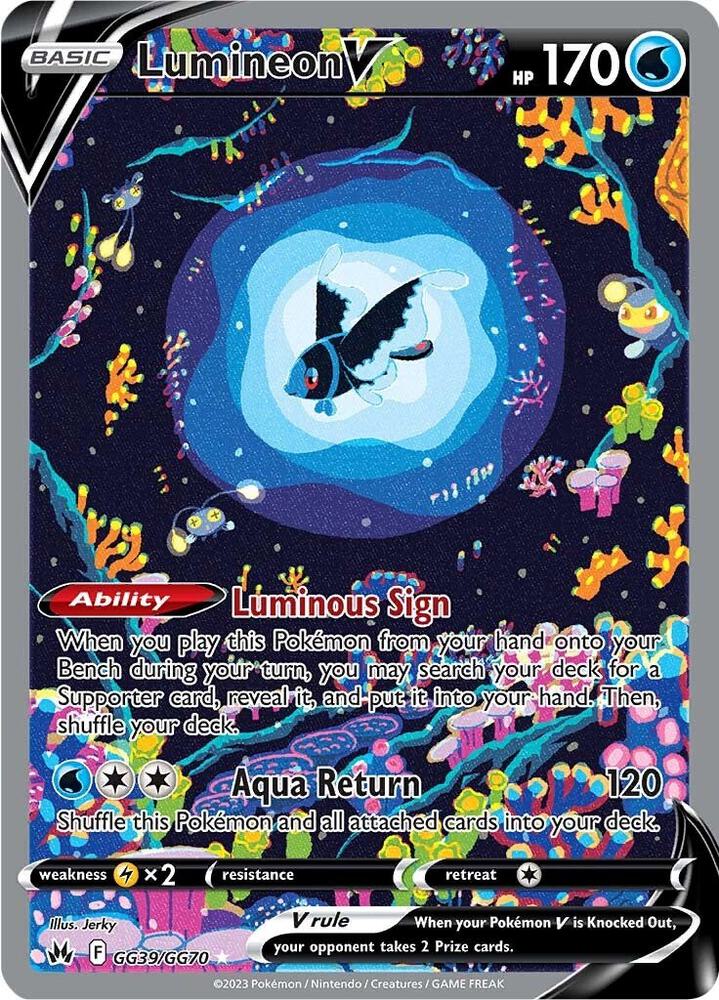 Lumineon V - SWSH: Crown Zenith: Galarian Gallery (CRZ:GG) NM *FOIL*