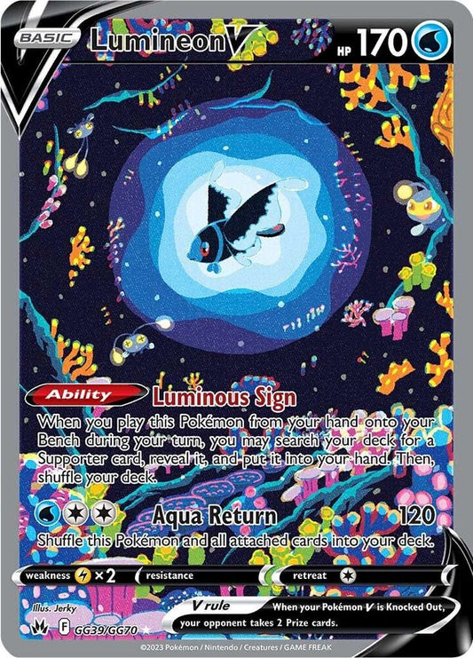 Lumineon V - SWSH: Crown Zenith: Galarian Gallery (CRZ:GG) NM *FOIL*