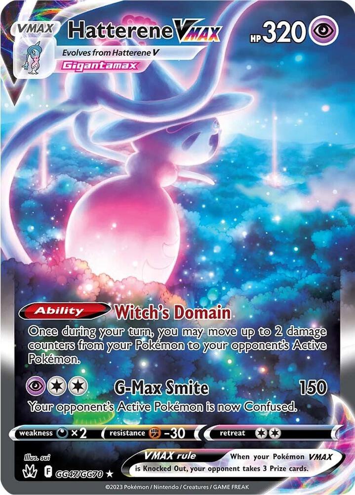 Hatterene VMAX - SWSH: Crown Zenith: Galarian Gallery (CRZ:GG) NM *FOIL*