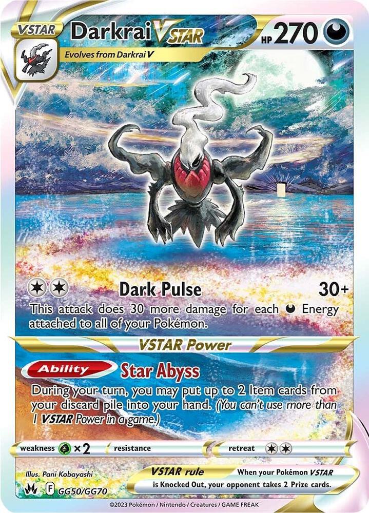 Darkrai VSTAR - SWSH: Crown Zenith: Galarian Gallery (CRZ:GG) NM *FOIL*