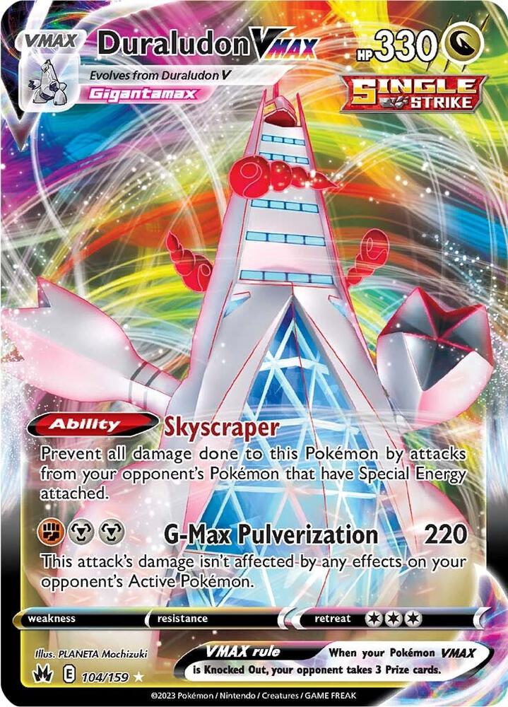 Duraludon VMAX - SWSH: Crown Zenith (CRZ) NM *FOIL*