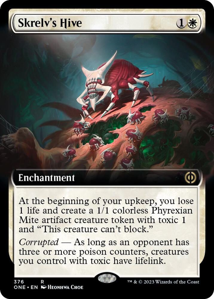 Skrelv's Hive (Extended Art) - Phyrexia: All Will Be One (ONE) NM *FOIL*