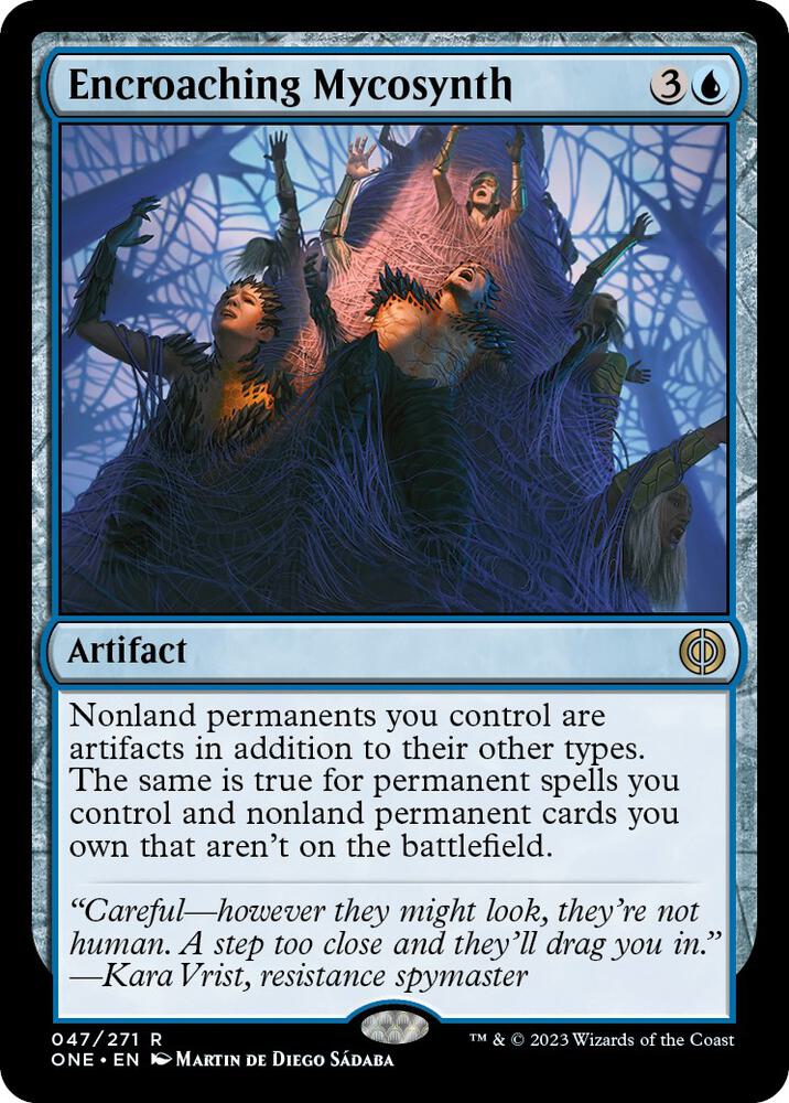 Encroaching Mycosynth - Phyrexia: All Will Be One (ONE) NM *FOIL*