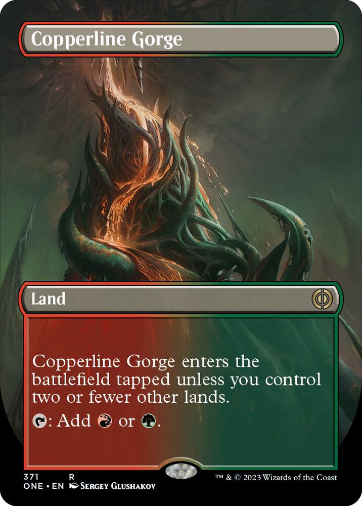 Copperline Gorge (Borderless) - Phyrexia: All Will Be One (ONE) LP