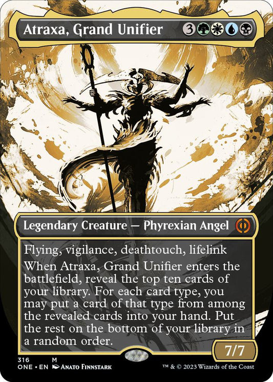 Atraxa, Grand Unifier (Showcase) - Phyrexia: All Will Be One (ONE) NM