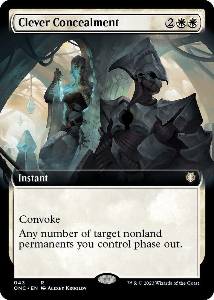 Clever Concealment (Extended Art) - Commander: Phyrexia: All Will Be One (ONC) NM