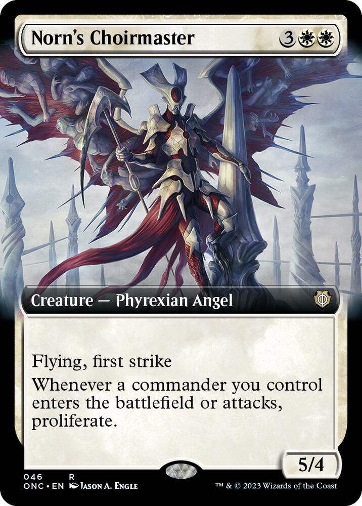 Norn's Choirmaster (Extended Art) - Commander: Phyrexia: All Will Be One (ONC) NM