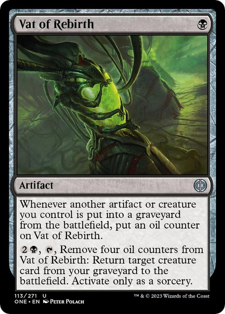 Vat of Rebirth - Phyrexia: All Will Be One (ONE) NM *FOIL*