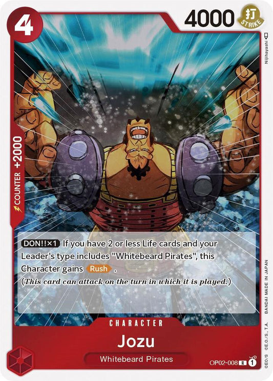 Jozu - Paramount War (OP02) NM *FOIL*