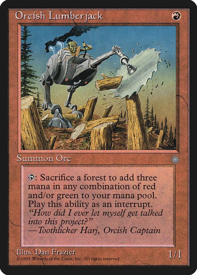 Orcish Lumberjack - Ice Age (ICE) NM