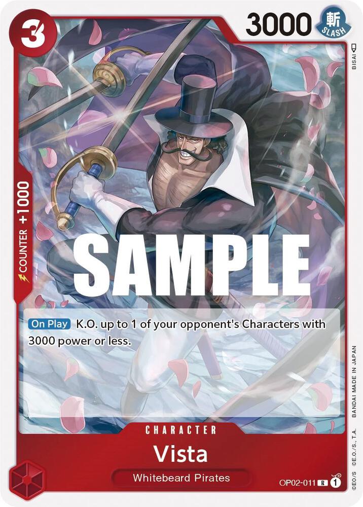 Vista - Paramount War (OP02) NM *FOIL*