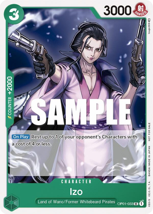 Izo (Tournament Pack Vol. 2) - One Piece Promotion Cards (OP-PR) NM