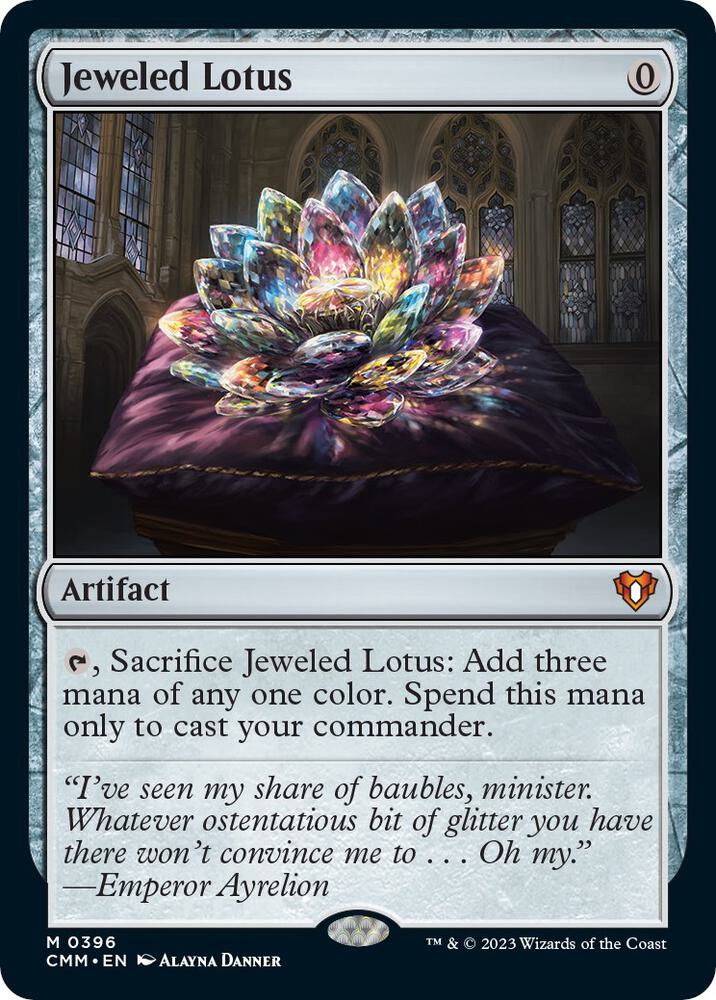Jeweled Lotus - Commander Masters (CMM) NM *FOIL*