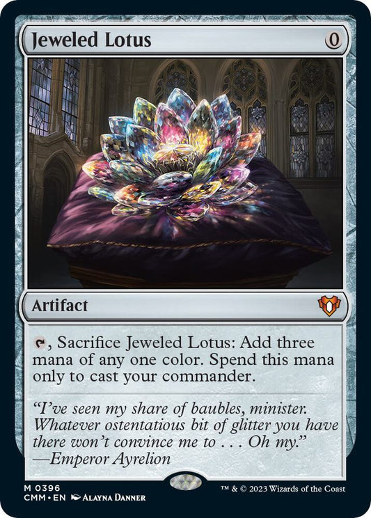 Jeweled Lotus - Commander Masters (CMM) NM *FOIL*