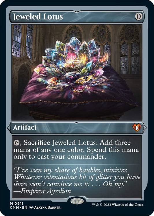 Jeweled Lotus (Foil Etched) - Commander Masters (CMM) NM *FOIL*