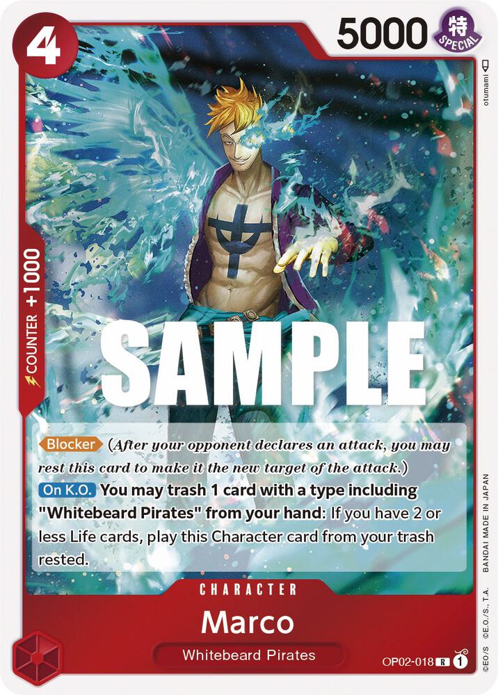 Marco - Paramount War (OP02) NM *FOIL*