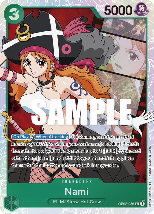 Nami - Paramount War (OP02) NM *FOIL*