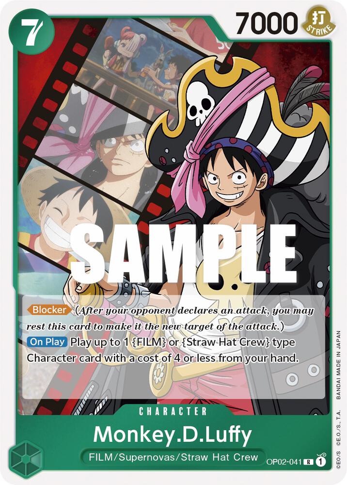 Monkey.D.Luffy (041) - Paramount War (OP02) NM *FOIL*