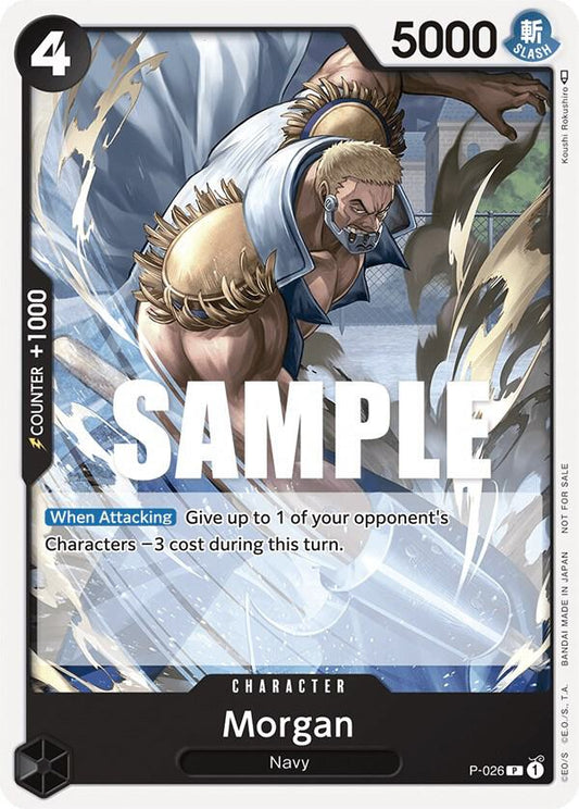 Morgan (Pirates Party Vol. 2) - One Piece Promotion Cards (OP-PR) NM