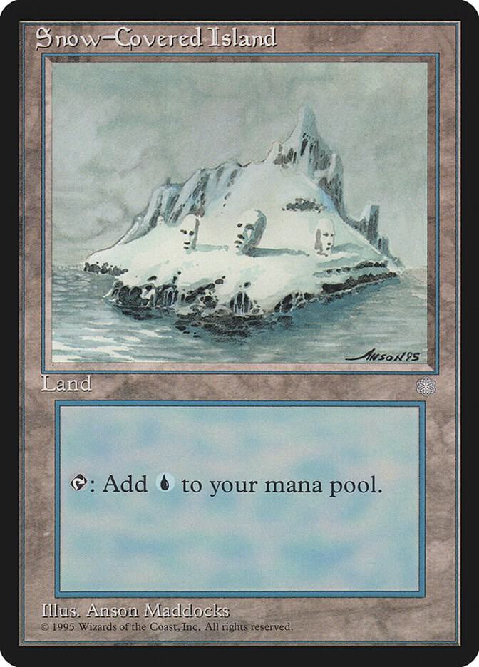 Snow-Covered Island - Ice Age (ICE) NM