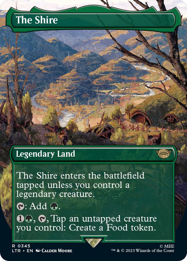 The Shire (Borderless) - Universes Beyond: The Lord of the Rings: Tales of Middle-earth (LTR) NM