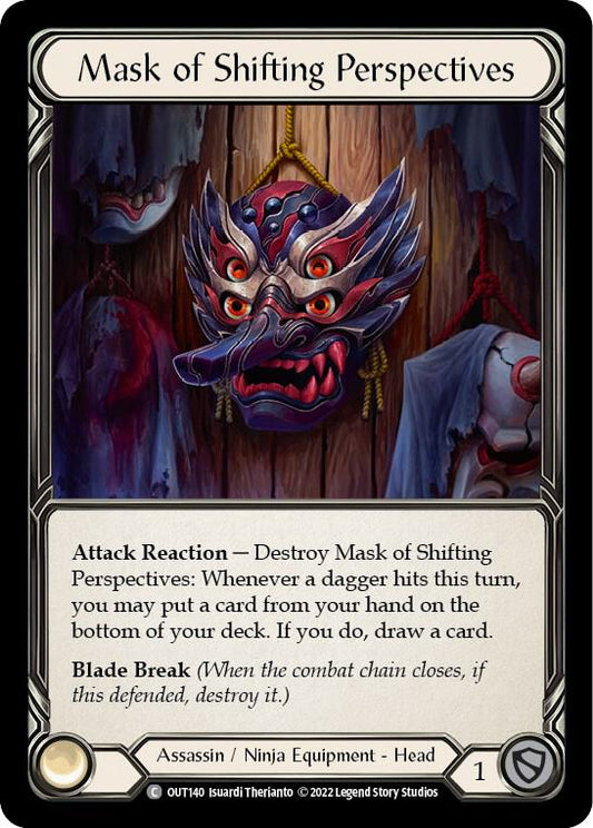 Mask of Shifting Perspectives - Outsiders (OUT) NM *Cold Foil*