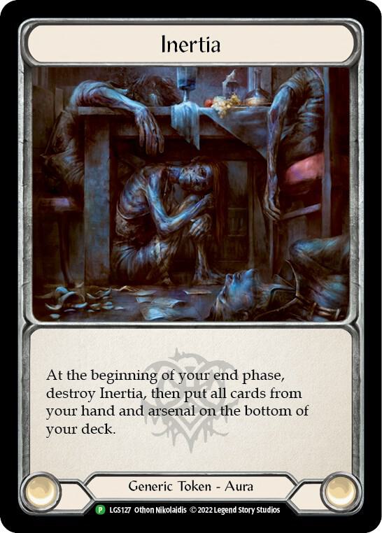 Inertia // Ponder - LGS127 - Flesh and Blood: Promo Cards (PR) LP *Cold Foil*