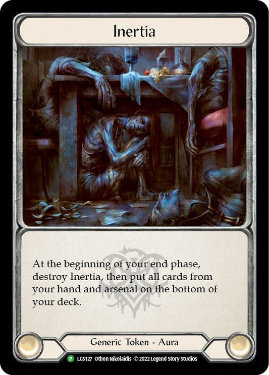 Inertia // Ponder - LGS127 - Flesh and Blood: Promo Cards (PR) LP *Cold Foil*