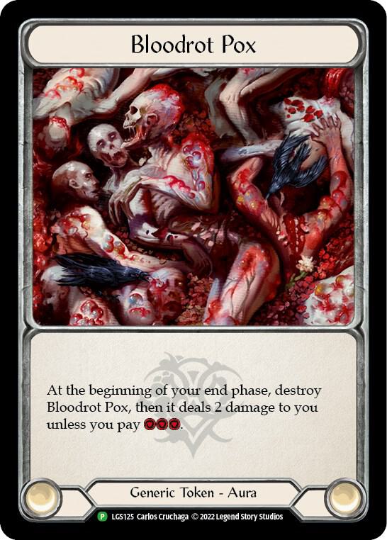 Bloodrot Pox // Frailty - LGS125 - Flesh and Blood: Promo Cards (PR) NM *Cold Foil*