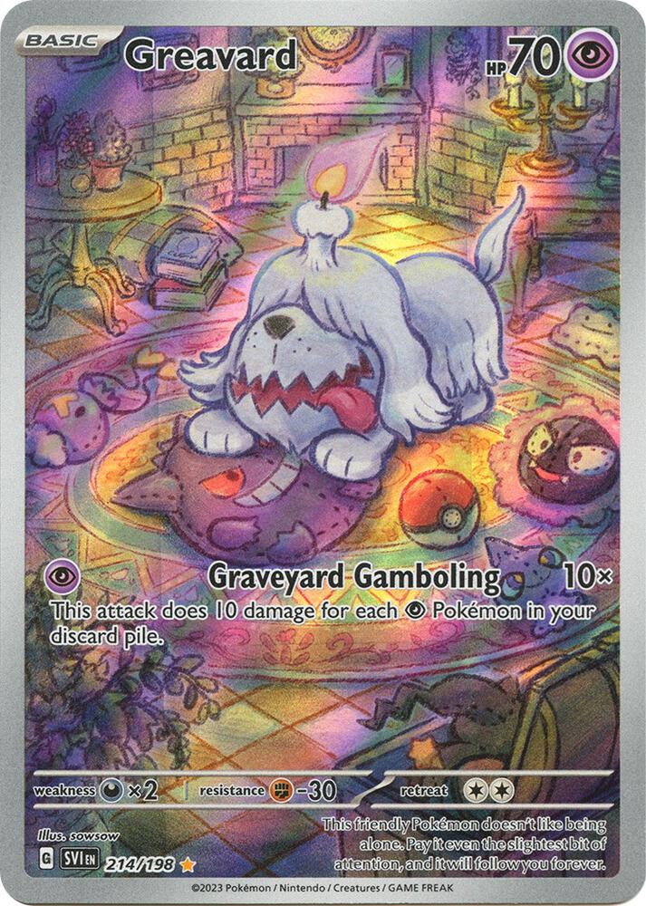 Greavard - 214/198 - SV01: Scarlet & Violet Base Set (SVI) NM *FOIL*