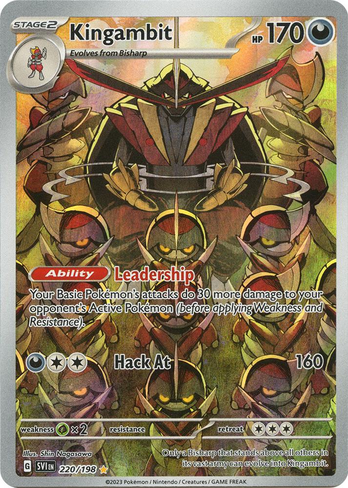 Kingambit - 220/198 - SV01: Scarlet & Violet Base Set (SVI) LP *FOIL*