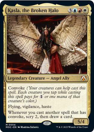 Kasla, the Broken Halo - Commander: March of the Machine (MOC) *FOIL*