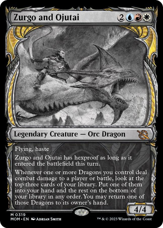 Zurgo and Ojutai (Showcase) - March of the Machine (MOM) NM