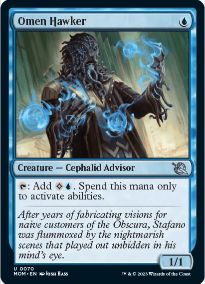 Omen Hawker - March of the Machine (MOM) NM *FOIL*