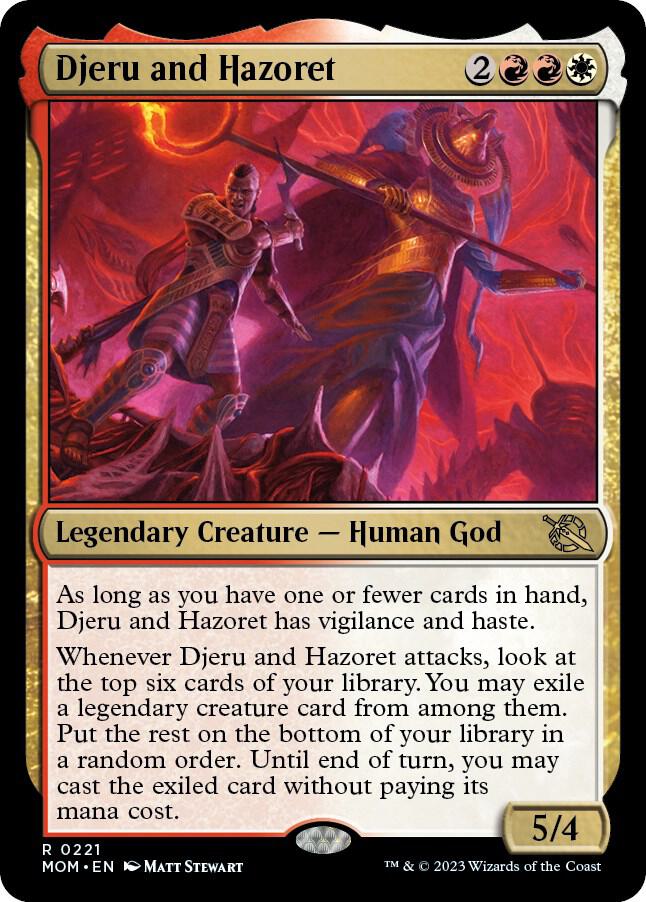 Djeru and Hazoret - March of the Machine (MOM) NM