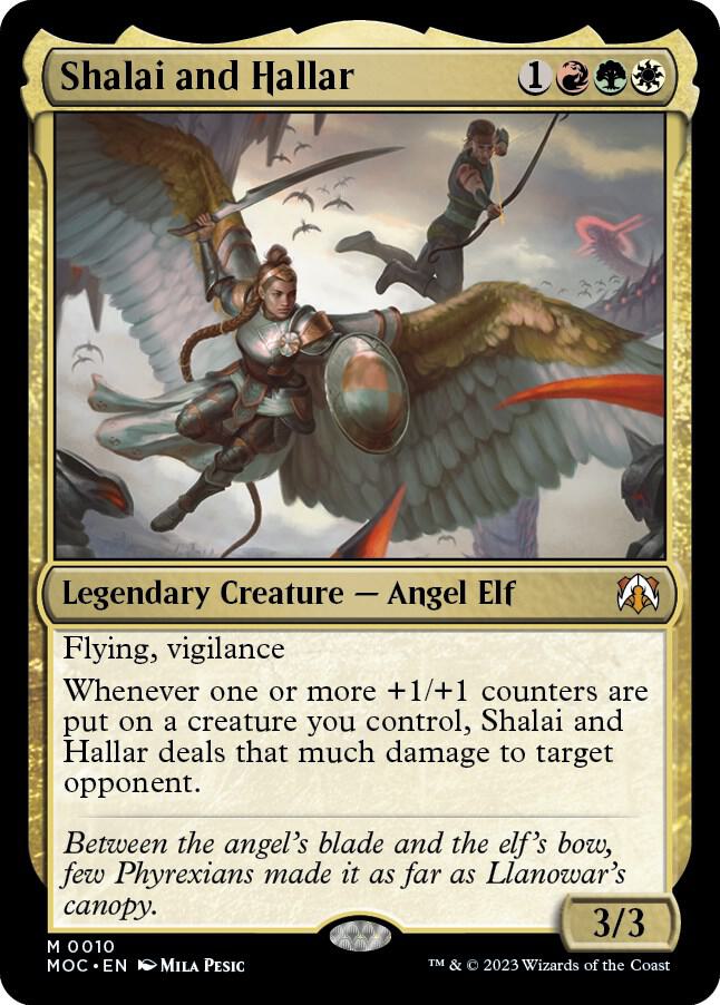 Shalai and Hallar - Commander: March of the Machine (MOC) NM *FOIL*