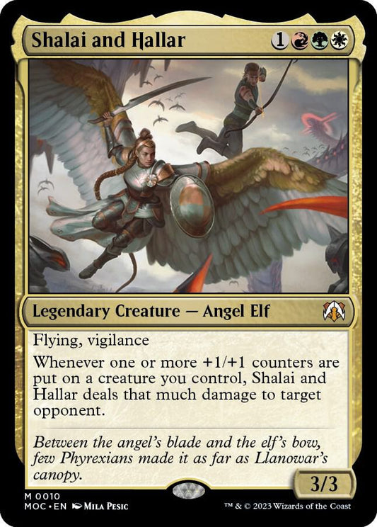 Shalai and Hallar - Commander: March of the Machine (MOC) NM *FOIL*
