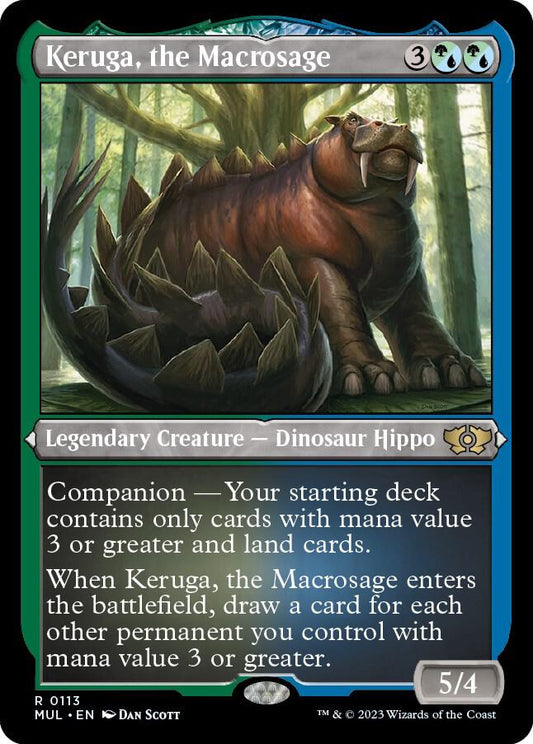 Keruga, the Macrosage (Foil Etched) - March of the Machine: Multiverse Legends (MUL) NM *FOIL*