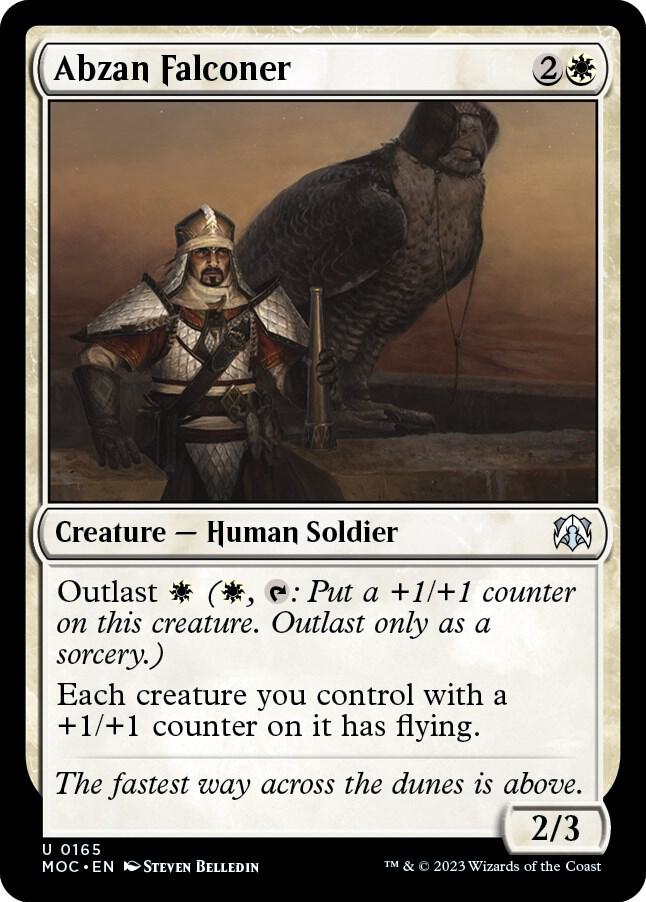 Abzan Falconer - Commander: March of the Machine (MOC) LP