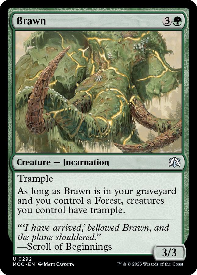 Brawn - Commander: March of the Machine (MOC) NM