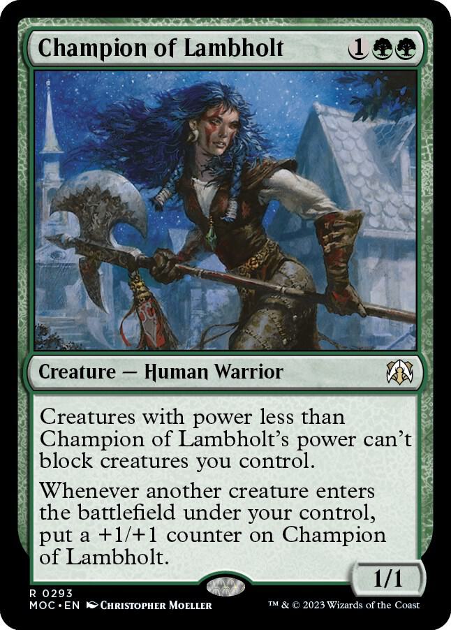 Champion of Lambholt - Commander: March of the Machine (MOC) NM