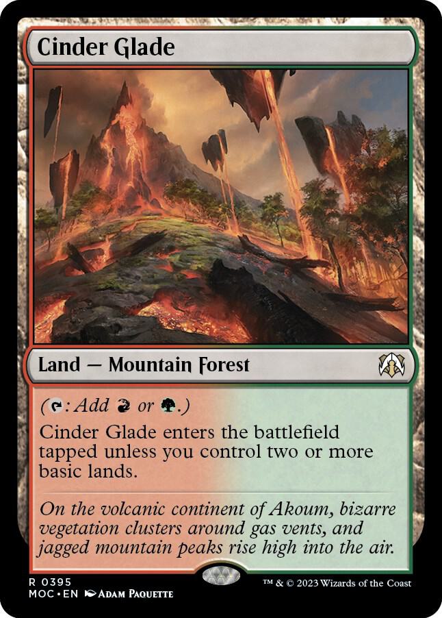 Cinder Glade - Commander: March of the Machine (MOC) LP