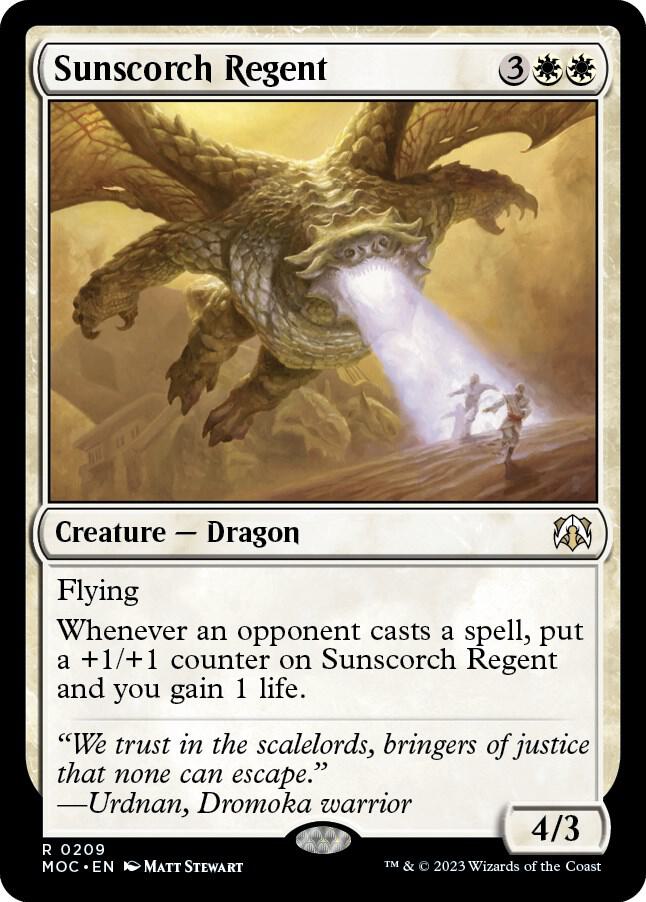 Sunscorch Regent - Commander: March of the Machine (MOC) NM