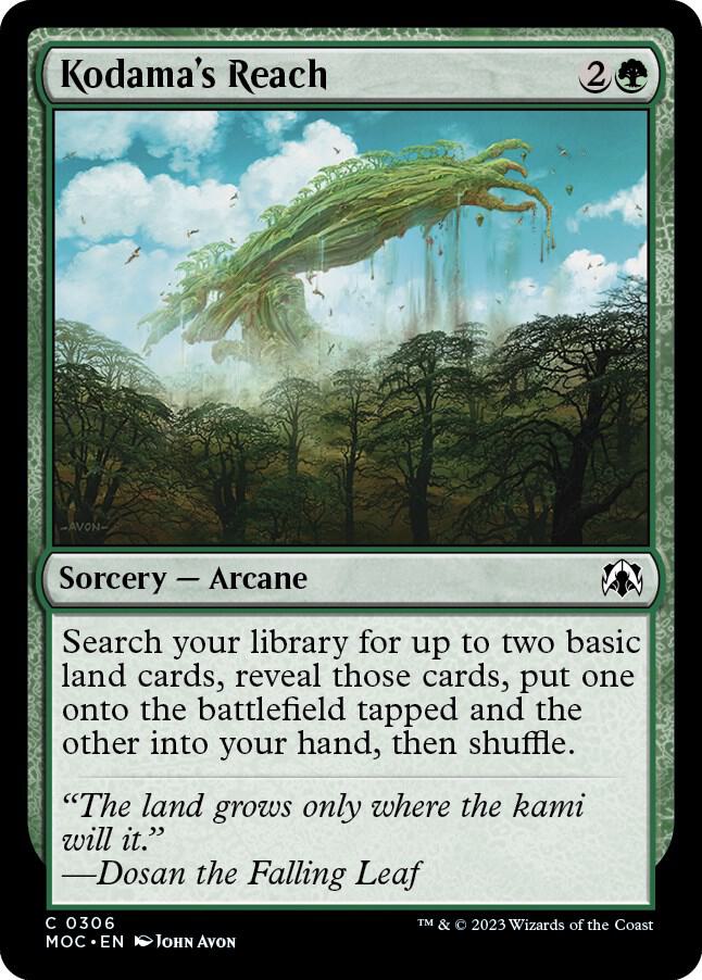 Kodama's Reach - Commander: March of the Machine (MOC) NM