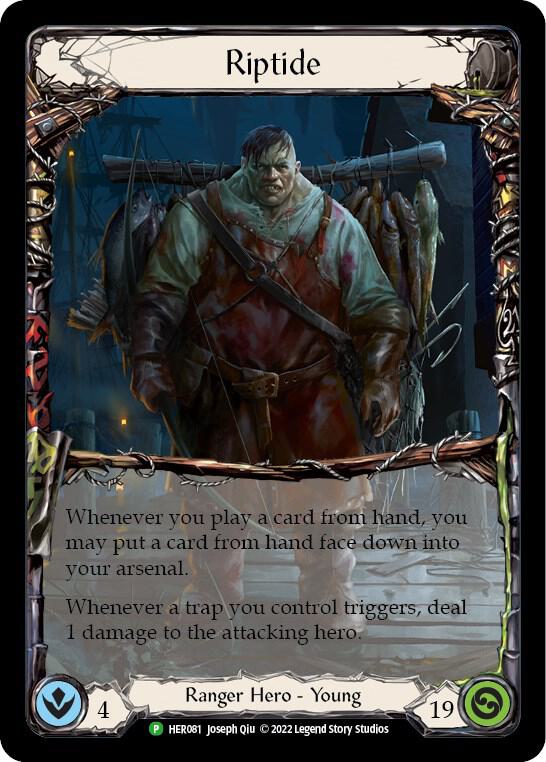 Riptide - HER081 - Flesh and Blood: Promo Cards (PR) Rainbow Foil NM