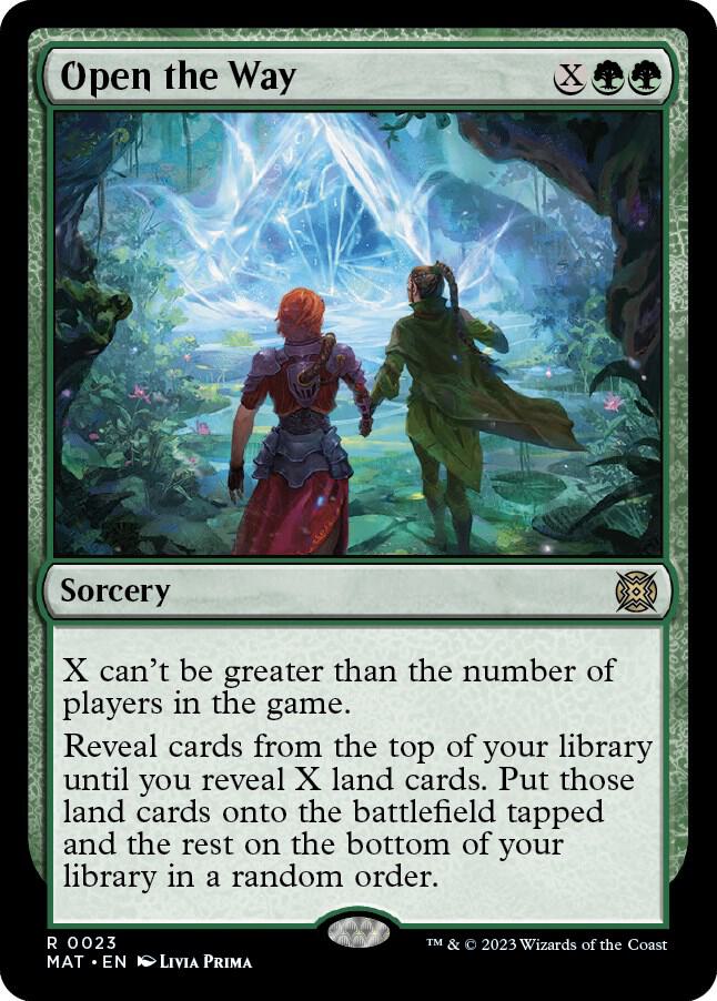 Open the Way - March of the Machine: The Aftermath (MAT) NM *FOIL*