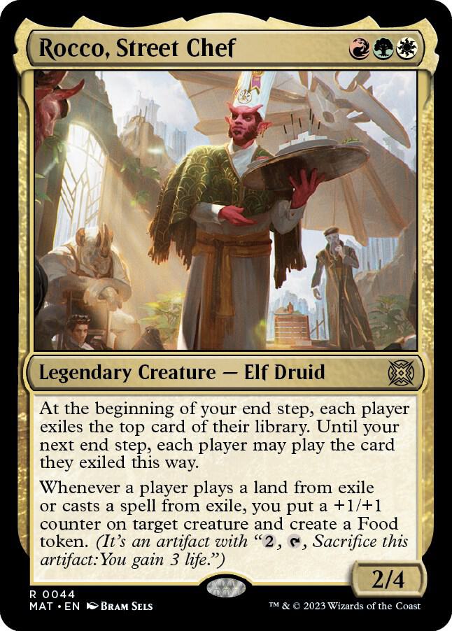 Rocco, Street Chef - March of the Machine: The Aftermath (MAT) NM *FOIL*