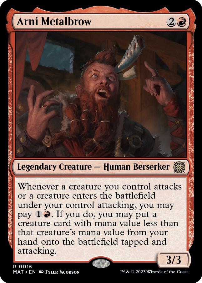 Arni Metalbrow - March of the Machine: The Aftermath (MAT) NM *FOIL*