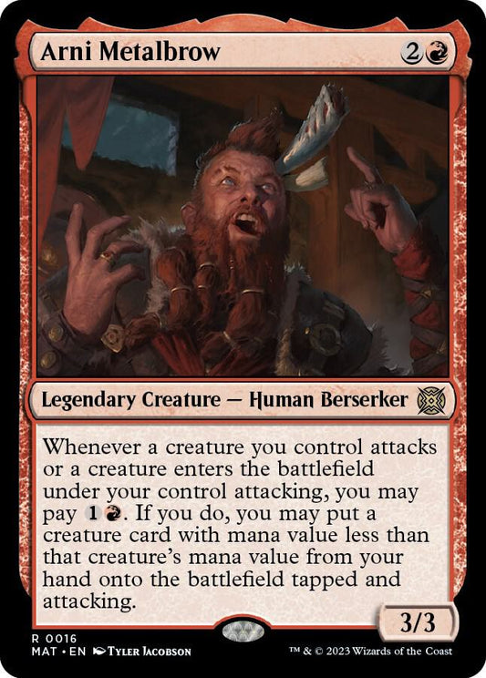 Arni Metalbrow - March of the Machine: The Aftermath (MAT) NM *FOIL*